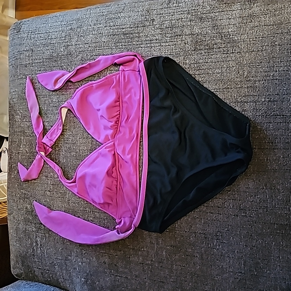 Women's Bikini - Medium Bottoms with Small Halter Top from Merona